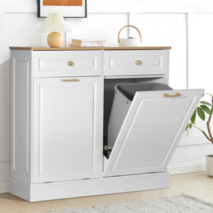 Kitchen Trash Bin Cabinet Wayfair